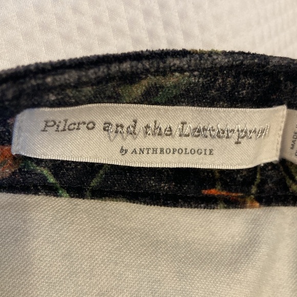 Anthropologie Pilcro Velvet Floral Jeans Pants Size 28 - Picture 4 of 7